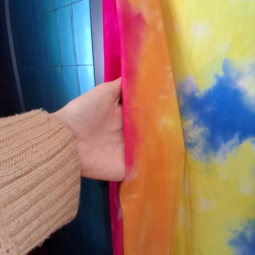 Casual Tie-Dye Maxi Dress with Pockets - Picture 5 of 6